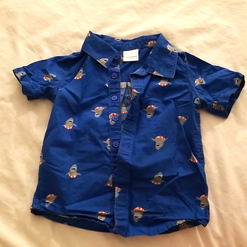 Hanna Andersson Button Down Shirt - Size 80